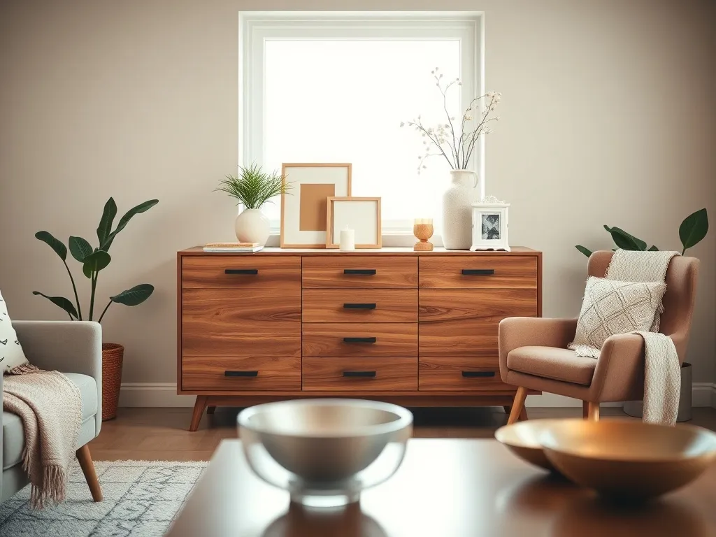 Co postawić na komodzie w salonie? Sprawdź najlepsze pomysły!
