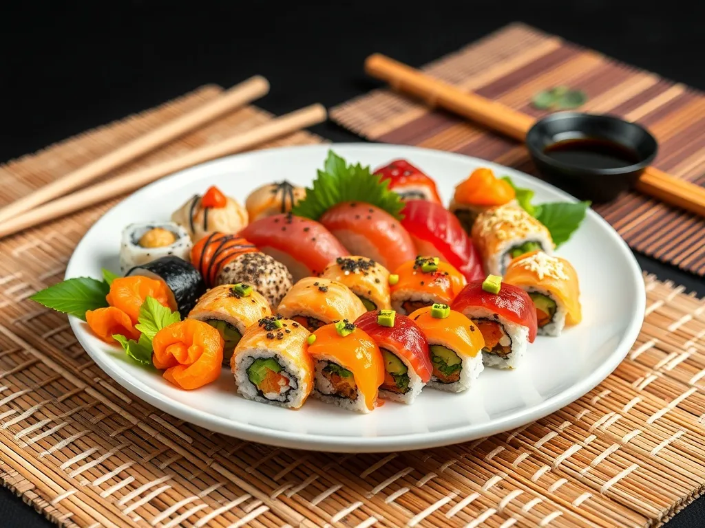 Jak udekorować sushi na talerzu? Praktyczne porady i inspiracje