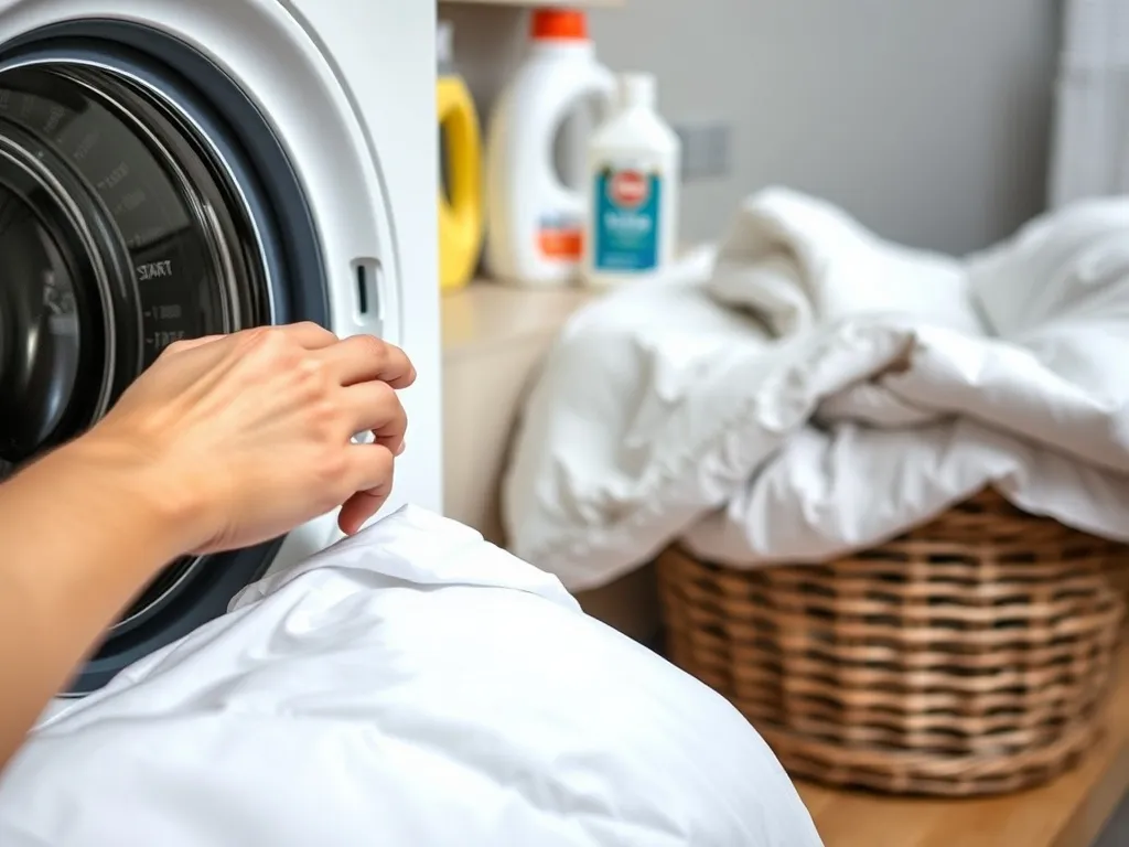 Jak prać kołdrę w pralce? Praktyczne porady i wskazówki