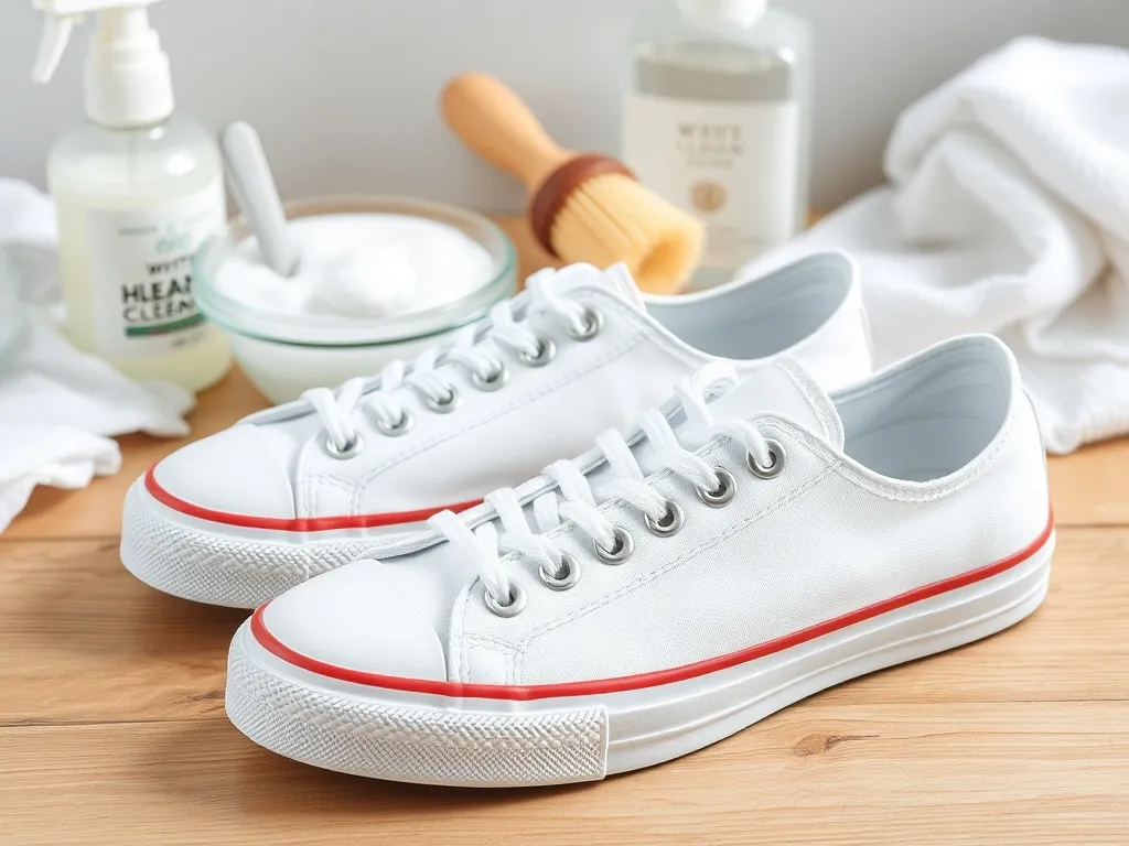 Jak prać białe trampki? Sprawdzone metody czyszczenia