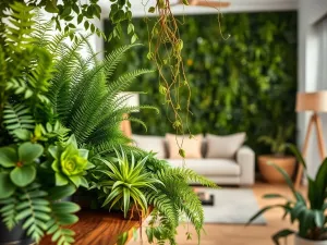 Zielona ściana w salonie: jak zrobić ją krok po kroku?