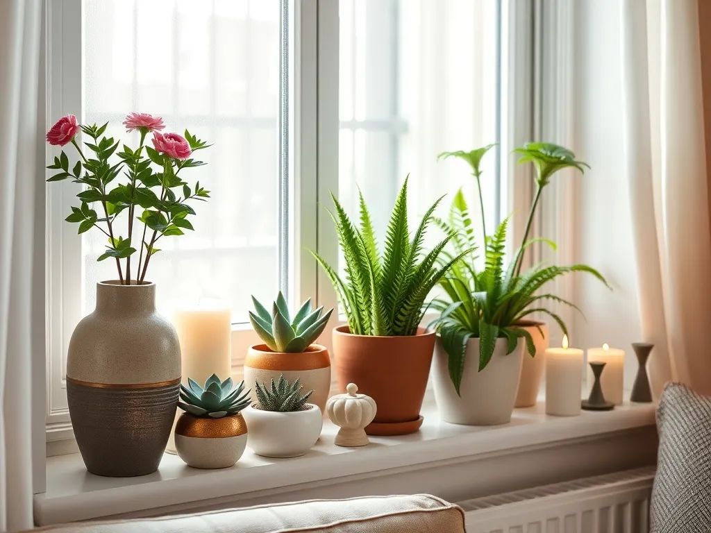 Co na parapet w salonie? Pomysły na stylową aranżację